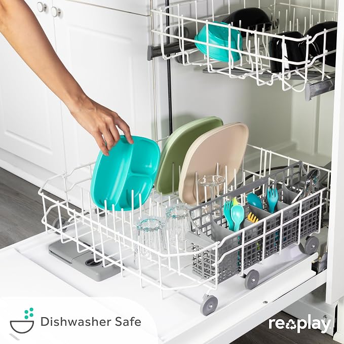 Re-Play Toddler Plates with Dividers - Image 5