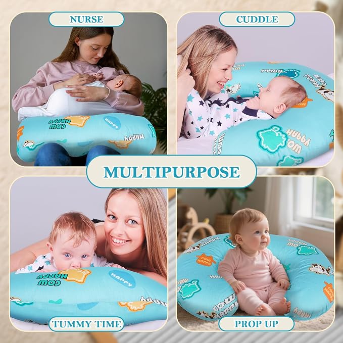 Nursing Pillow & Breastfeeding Pillow – Ergonomic C-Shape - Image 3