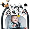 Spiral Car Seat Baby Toys 0-6 Months, Infant Carseat High Contrast Sensory Toys by STUFFED