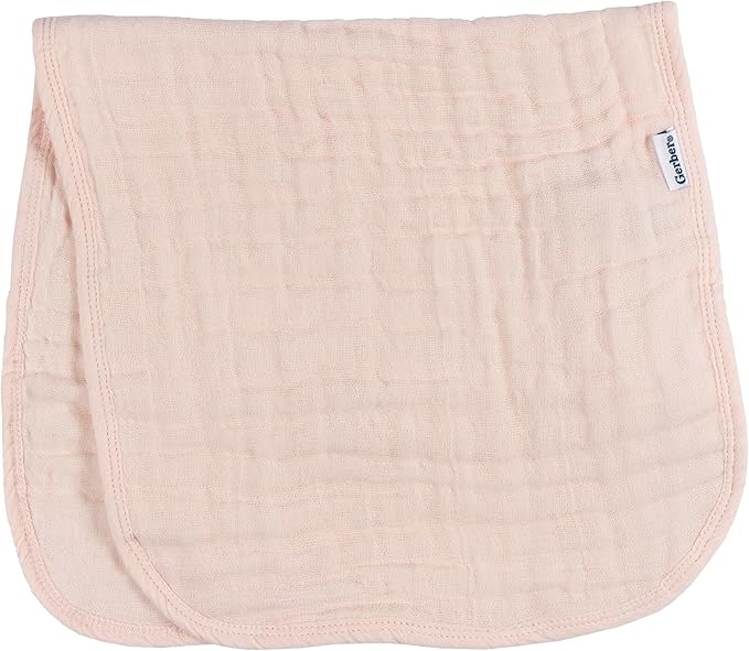Gerber Baby Unisex Muslin Burp Cloths 6-Pack, Large Size 20" x 10" - Image 4