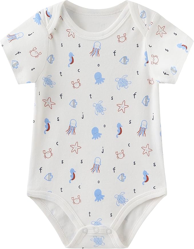 Baby Layette Set Baby Boys' 9-Piece Bodysuits Pants Set Toddler Girl Boy Unisex - Image 6