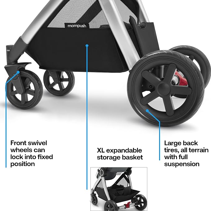 Mompush Ultimate 2 Baby Stroller - Image 5