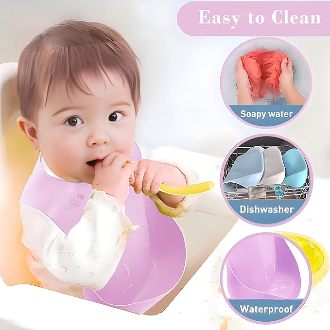 Silicone Baby Feeding Set, Miicasa Baby Led Weaning Supplies Kit - Image 2