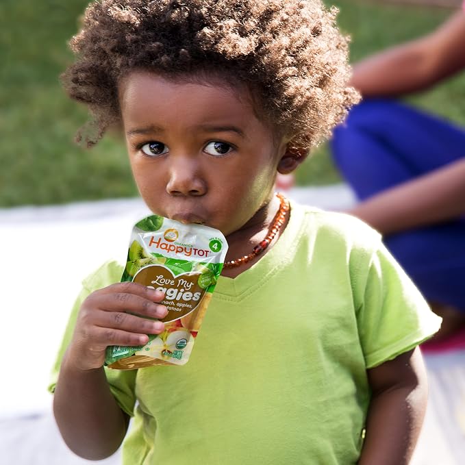 Happy Tot Organics Stage 4 Baby Food Pouches, Gluten Free, Vegan Snack - Image 4