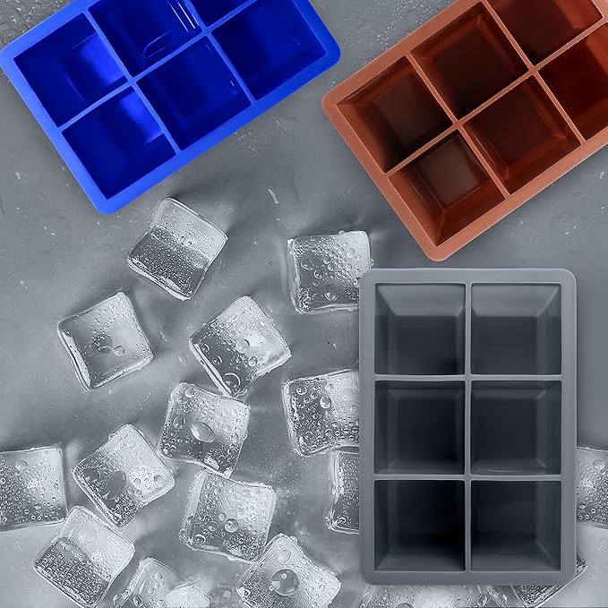 Silicone Ice Cube Trays 3 Pack - Image 6