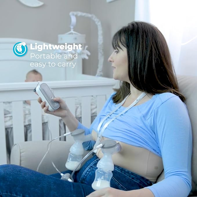Primo Passi - Double Electric Breast Pump Portable | Small Easy to Carry | - Image 2
