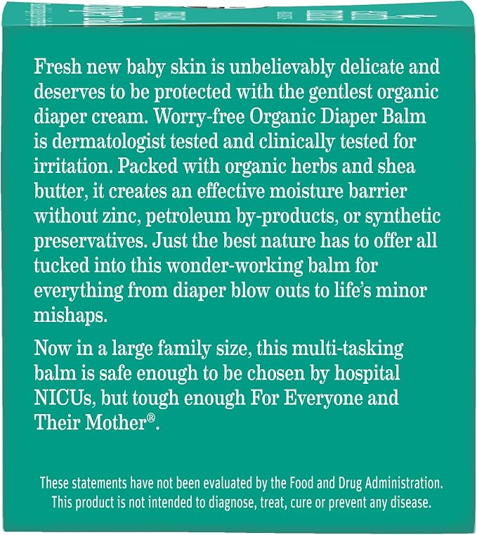 Earth Mama Organic Economy Size Diaper Balm | Diaper Cream - Image 9