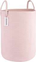 Cotton Rope Laundry Basket Hamper by XUANGUO