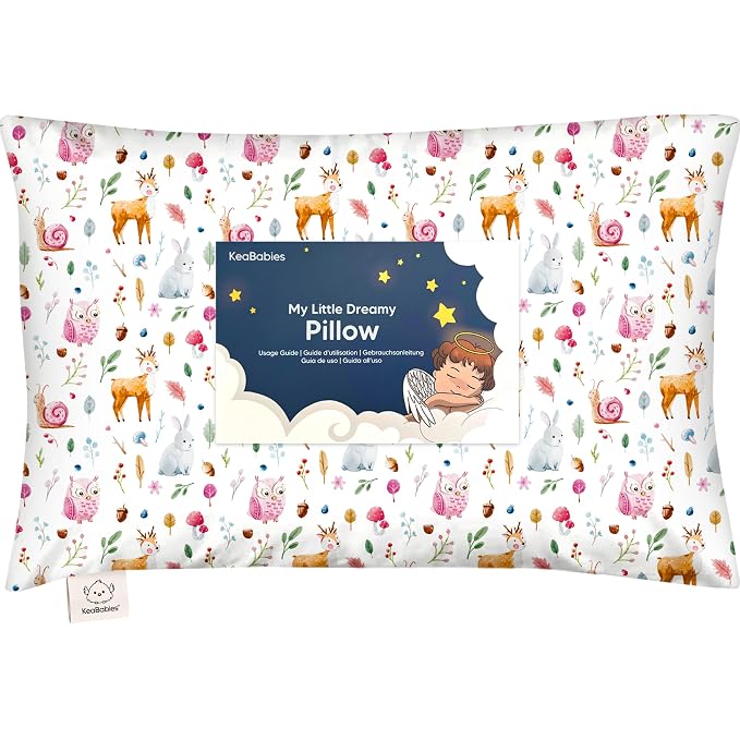 Toddler Pillow with Pillowcase by KeaBabies