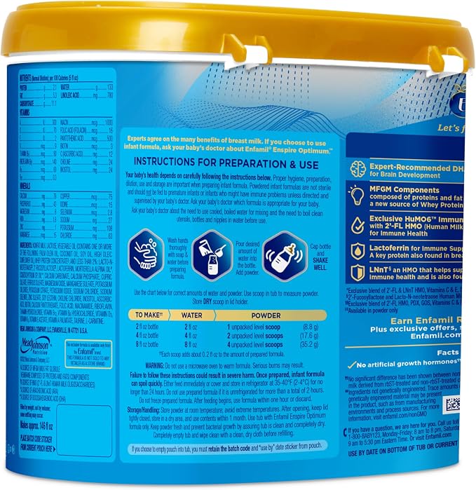 Enfamil Optimum, Our Closest Formula to Breast Milk, Immune-Supporting - Image 12