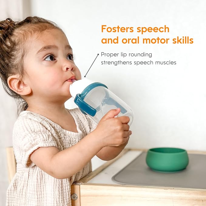 NumNum Baby Straw Cup, Weighted Straw Cup, Spill Proof Sippy Cups - Image 8