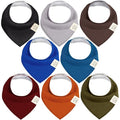 8-Pack Organic Baby Bandana Bibs by KeaBabies