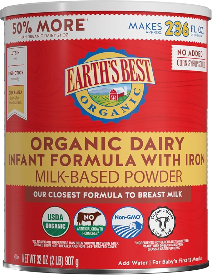 Earth's Best Organic Baby Formula by EarthsBest