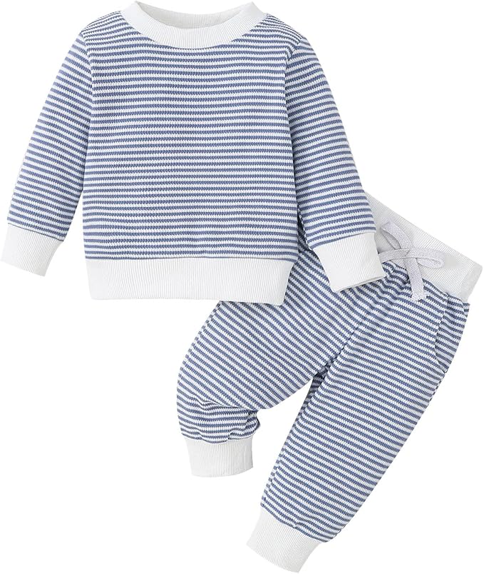 Toddler Baby Boy Fall Winter Clothes Crewneck Long Sleeve Sweatshirt Pullover by Unknown