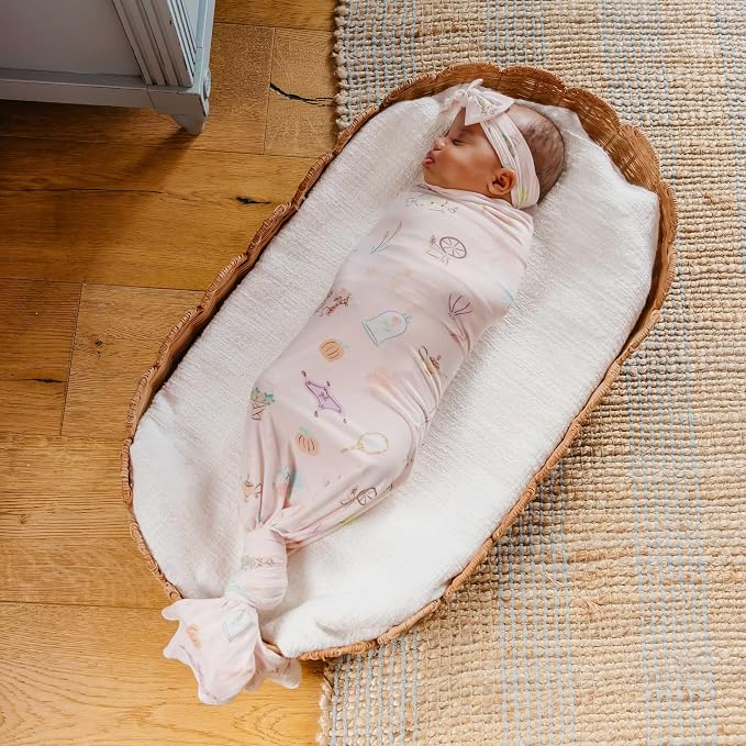 Copper Pearl Large Premium Knit Baby Swaddle Receiving Blanket Enchanted Friends - Image 6