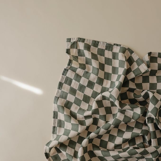 mushie Muslin Baby Swaddle Blanket | 100% Organic Cotton - Image 2