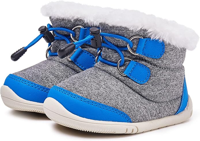 BMCiTYBM Toddler Baby Snow Boots Winter Shoes Boys Girls Cold Weather Baby Faux by BMCiTYBM