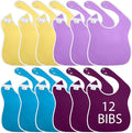 Large Waterproof Bibs Pastel Collection by ToppyToddlerUSA