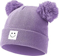 AZJ Baby Beanie Hat Toddler Infant Winter Knitted Hat Kids Soft Warm Pom Pom by AZJ