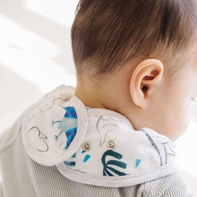 Loulou Lollipop Muslin Bandana Bib Drool Bib Set - Image 5