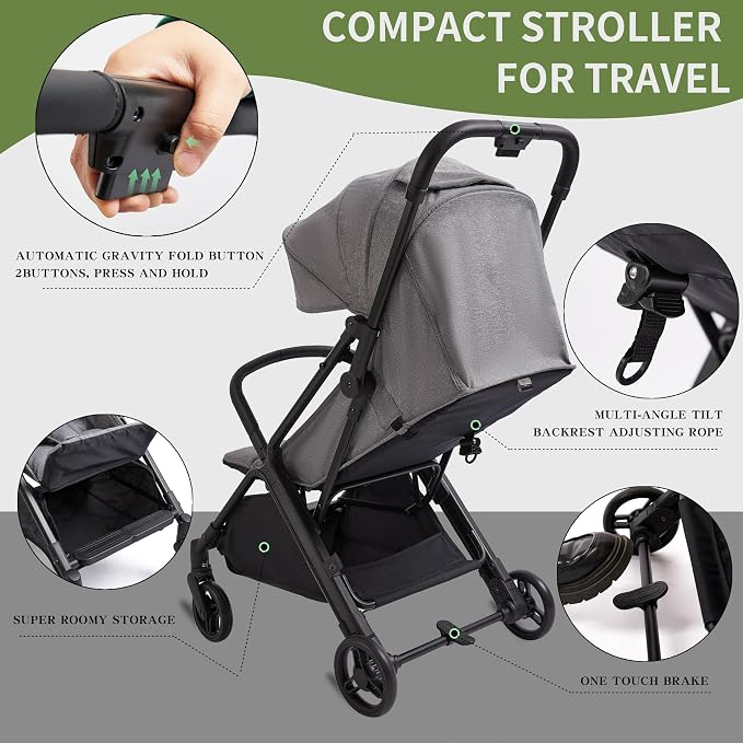 COOL KIDS Baby Stroller， Umbrella Stroller - Image 5