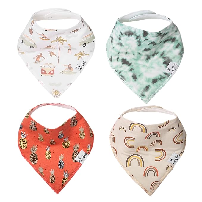 Copper Pearl Baby Bandana Drool Bibs by CopperPearl
