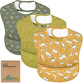 KeaBabies 3-Pack Waterproof Baby Bibs by KeaBabies