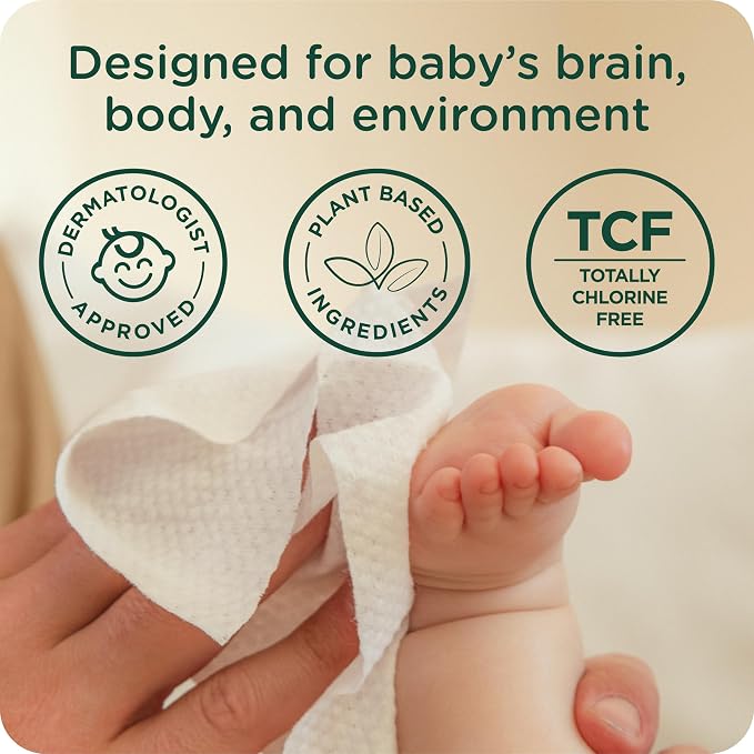 HealthyBaby Our Wet Wipes | EWG Verified Safe | 100% Water & Plant Based | - Image 3