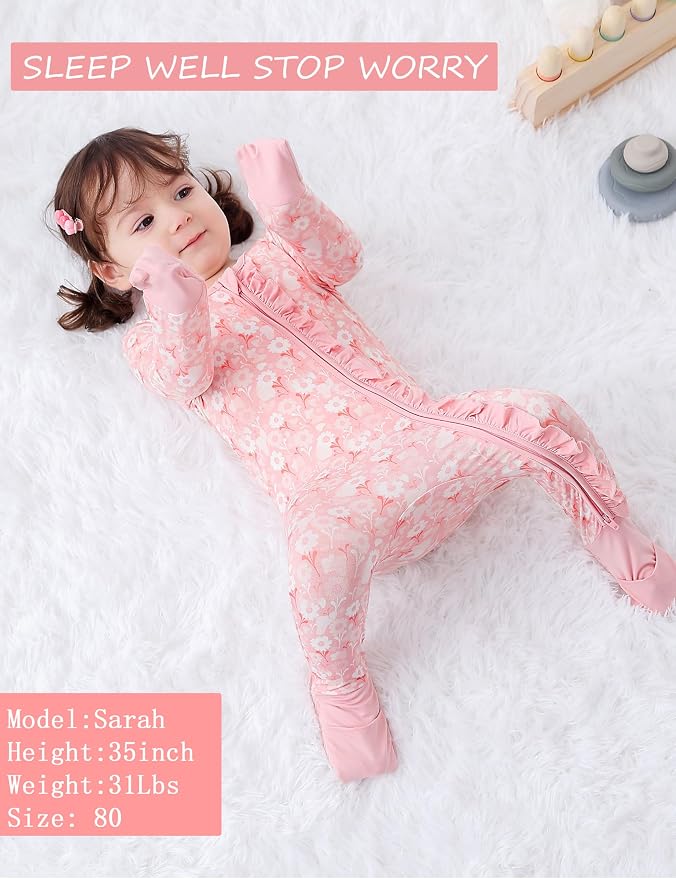 JunNeng Baby Girl Viscose from Bamboo Sleeper - Image 5