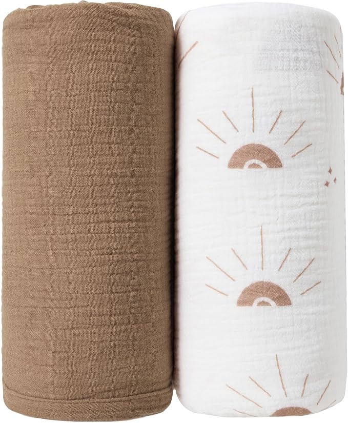JELLYMONI Muslin Swaddle Blankets by JELLYMONI