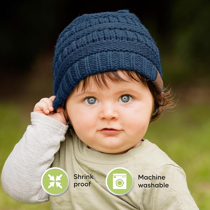3-Pack Baby Beanies for Boys, Girls - Image 6