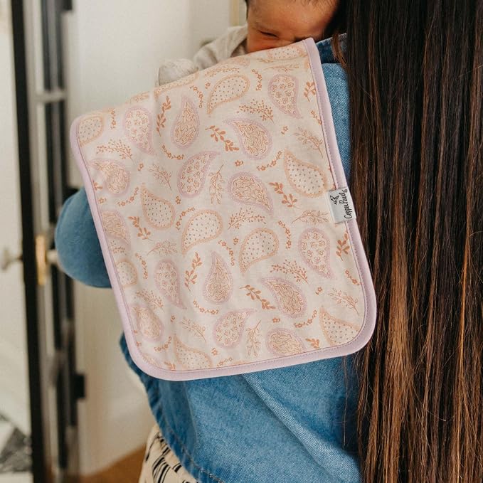 Copper Pearl Baby Burp Cloth Large 21''x10'' Size Premium Absorbent Triple - Image 7