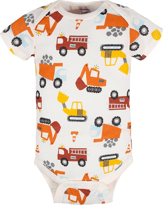Gerber baby-boys 8-pack Short Sleeve Onesies Bodysuits - Image 5