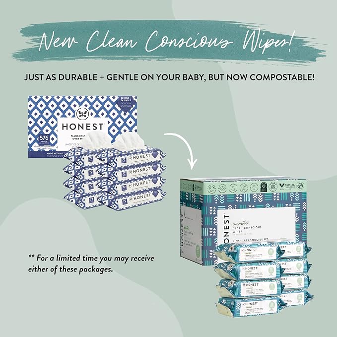 The Honest Company Clean Conscious Multi-Use Wipes | Hypoallergenic + Unscented - Image 10