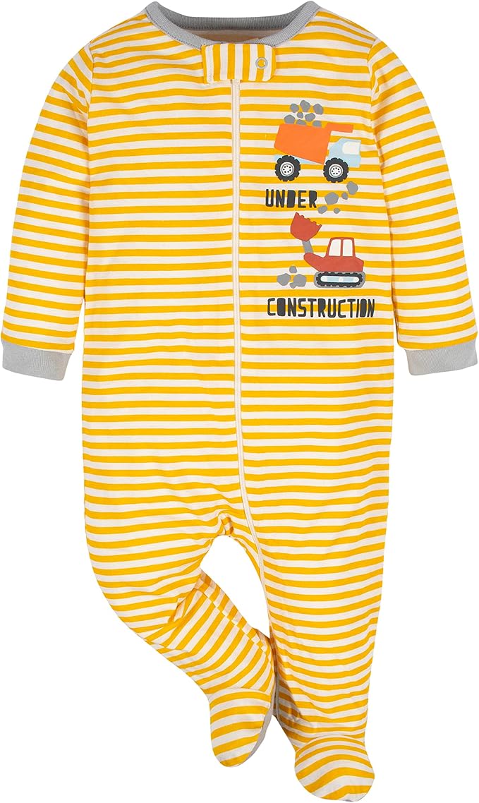 Gerber Baby Boys 4 Pack Sleep 'N Play Footie - Image 2