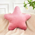 Dusty Pink Star Throw Pillow, Cute Star Pillow Room Decor, Soft 19.6" Star by XVTRU