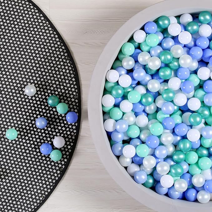 GOGOSO Ball Pits Balls for Toddlers Pack of 50 100 200 Plastics Shape Ball - Image 3