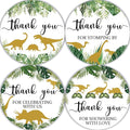 80 Pieces Cute Dinosaur Thank You Stickers, Boy Baby Shower Birthday Party by PNTKION