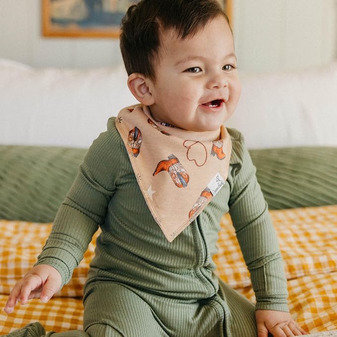 Copper Pearl Baby Bandana Drool Bibs - Image 4