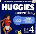Huggies Size 4 Overnites Baby Diapers: Overnight Diapers, Size 4, 116 Ct by Huggies%C2%AE