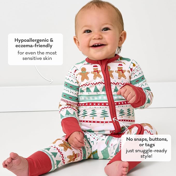 Little Sleepies Pajamas for Baby Boys & Girls, Viscose from Bamboo Baby Pajamas - Image 5