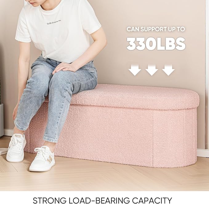 B FSOBEIIALEO Ottoman with Storage - Image 5