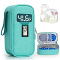 Breast Milk Cooler Travel Bag, Real-Time Temperature Display, Holds 4-6 by WIBOND