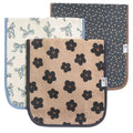 Baby Burp Cloth Large 21''x10'' Size Premium Absorbent Triple Layer 3-Pack Gift by CopperPearl