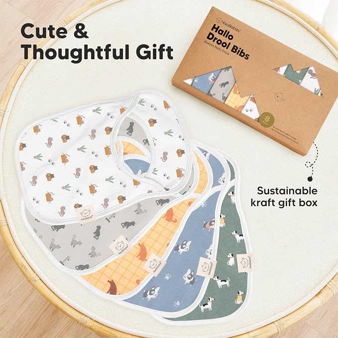 8-Pack Baby Bibs for Boys, Girls - Image 9