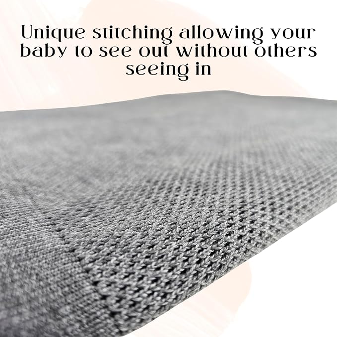 Little Rou Peekaboo Knit Breathable Nursing Cover Up - Image 2
