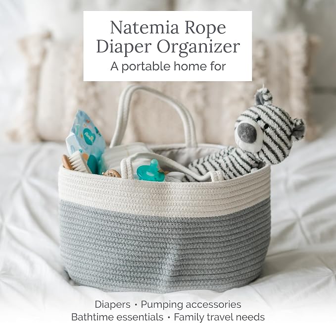 Natemia Baby Diaper Caddy Organizer - Image 2