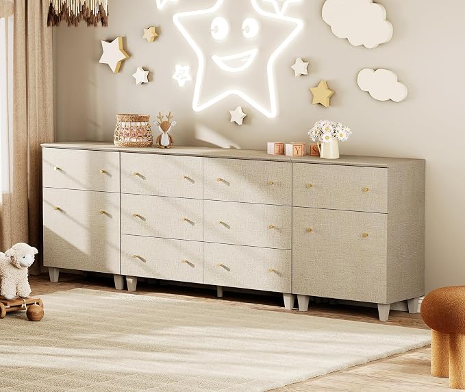 WAMPAT Dresser with 2 Doors & 8 Drawers by WAMPAT