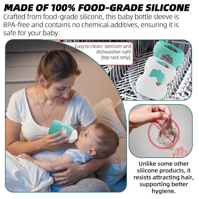Silicone Baby Bottle Sleeves Compatible - Image 4