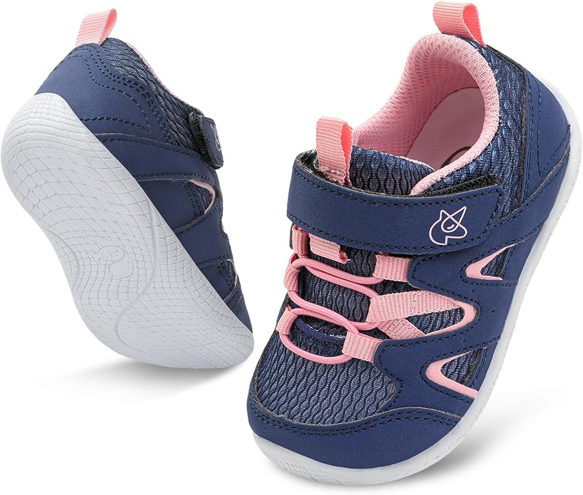 LeIsfIt Baby Shoes Boys Girls First Walking Shoes Non-Slip Toddler Breathable by Leisfit